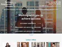 Tablet Screenshot of partnerslaw.co.uk
